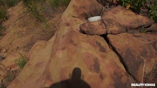 Disfruta de  Blonde and Brunette Hike - videos porno en ONE-PORN.COM