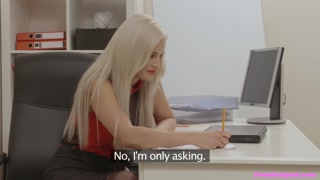 Enjoy Cum Filled Office: Agent Swallows it All - porn videos on ONE-PORN.COM