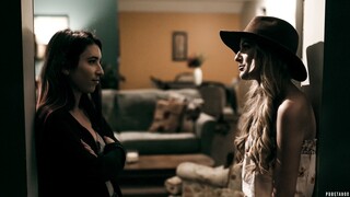 Enjoy Face Sitting & Masturbation – Angela White & Scarlett Sage Lesbian Play - porn videos on ONE-PORN.COM