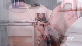 Enjoy Shaved Brunette Sarah Highlight Takes Big Dick at Work - porn videos on ONE-PORN.COM