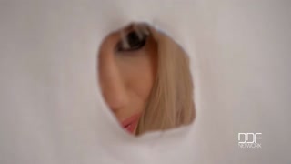 Enjoy Sandra Star's High Heels Gloryhole Session - Wet & Wild - porn videos on ONE-PORN.COM
