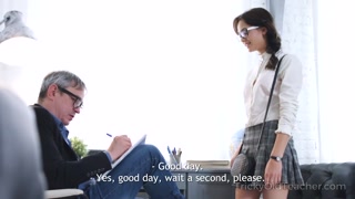 Nikmati Brunette with glasses rides teacher’s cock - Michelle Can - video porno di ONE-PORN.COM