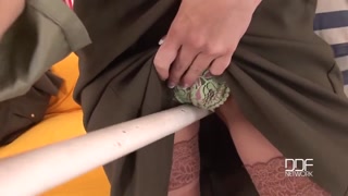 Disfruta de Hairy MILF Yenna - Stockings and Small Tits Tease - videos porno en ONE-PORN.COM