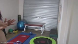 Enjoy MILFs Nicole and Viola Go Wild in the Gym BTS - porn videos on ONE-PORN.COM