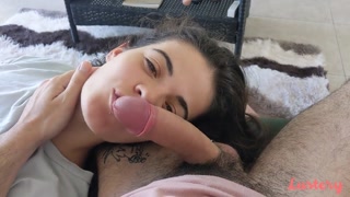 Enjoy Frenulum Tease Leads to Facial with Kuka and Dana - porn videos on ONE-PORN.COM