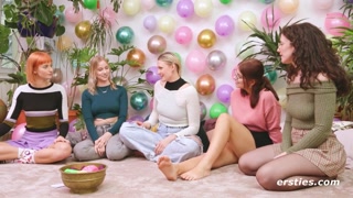 Enjoy Lesbian Fun with Redhead, Blonde, and Brunette - porn videos on ONE-PORN.COM