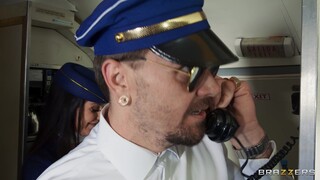 Enjoy Australian Flight Attendant Gets Fucked by Two - porn videos on ONE-PORN.COM