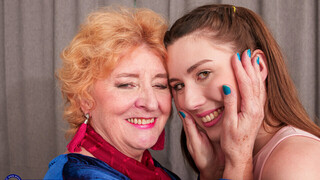 Enjoy Blonde Aleya Sun and Granny Noretta's Naughty Play - porn videos on ONE-PORN.COM